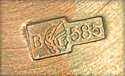 Клеймо комбинированное золото (585 проба)