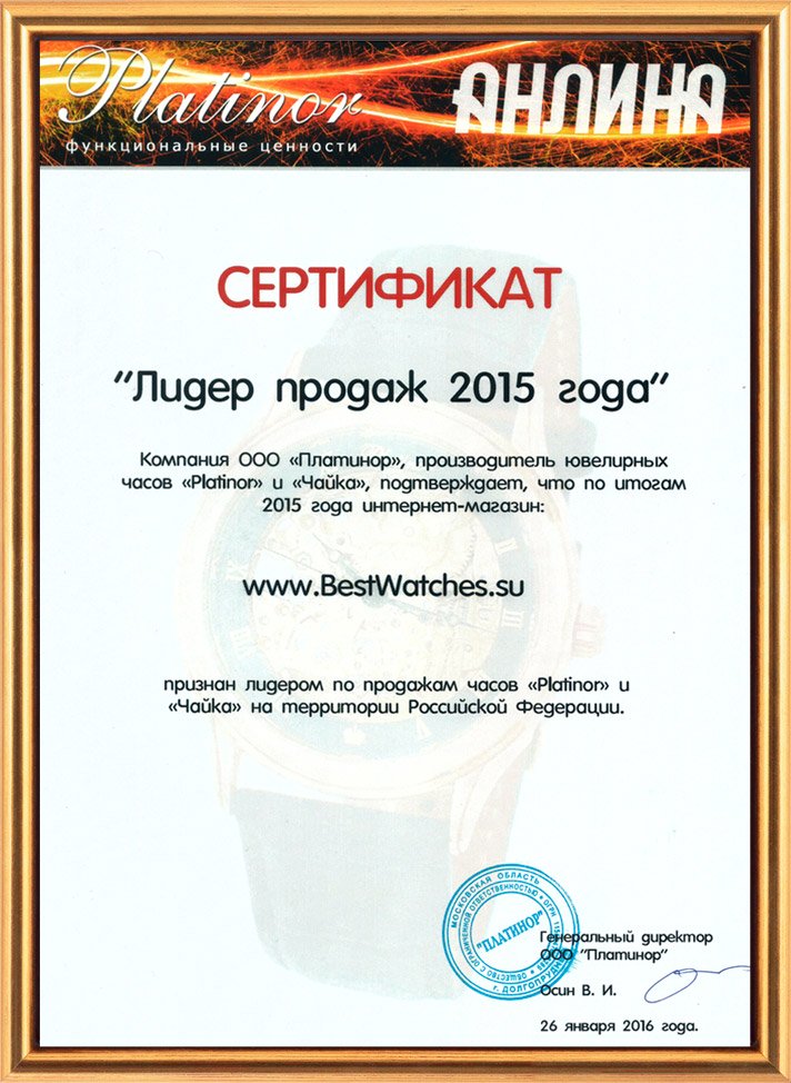 Лидер продаж за 2015 год
