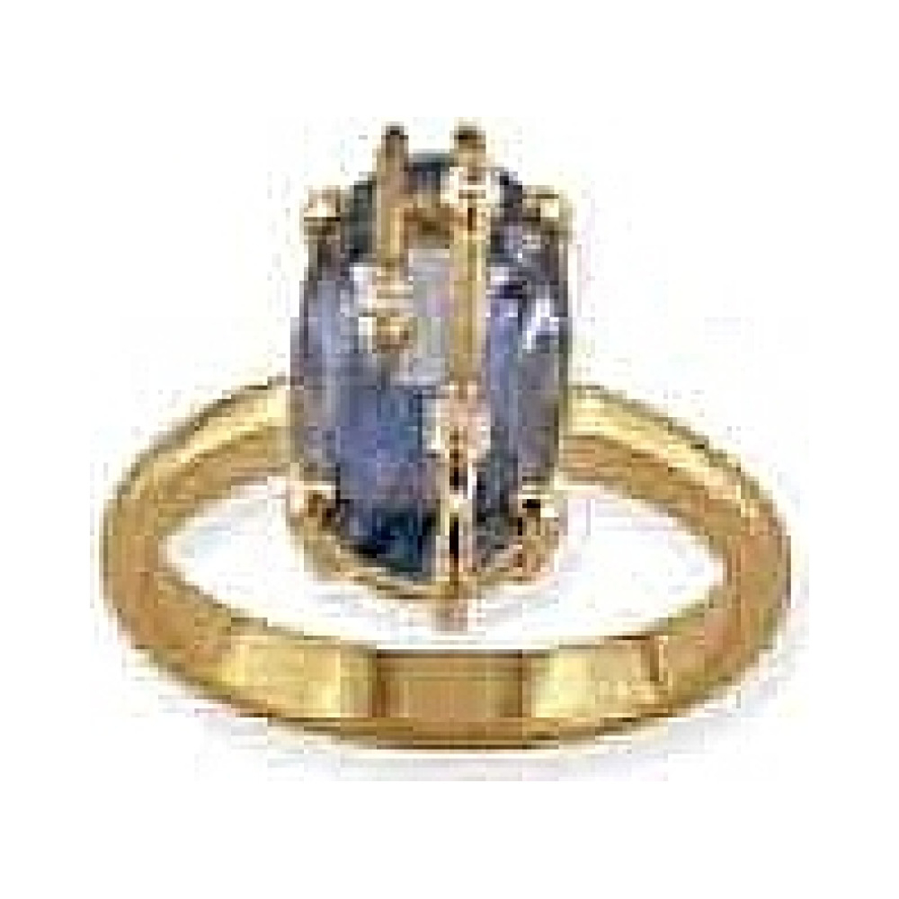  Кольцо с синт. топазом и фианитом TED LAPIDUS  № 32452