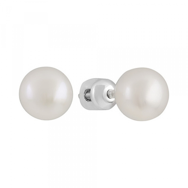 Пуссеты с жемчугом № 131625