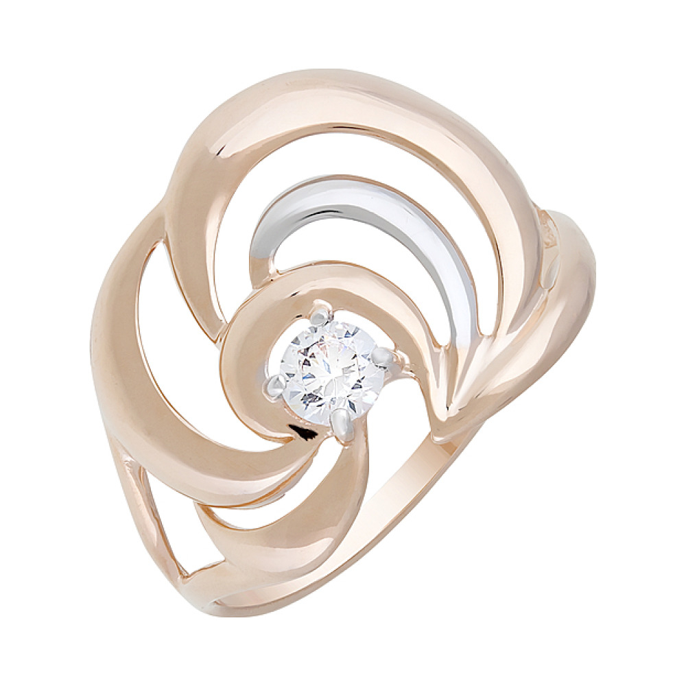 Кольцо с фианитами № 127872