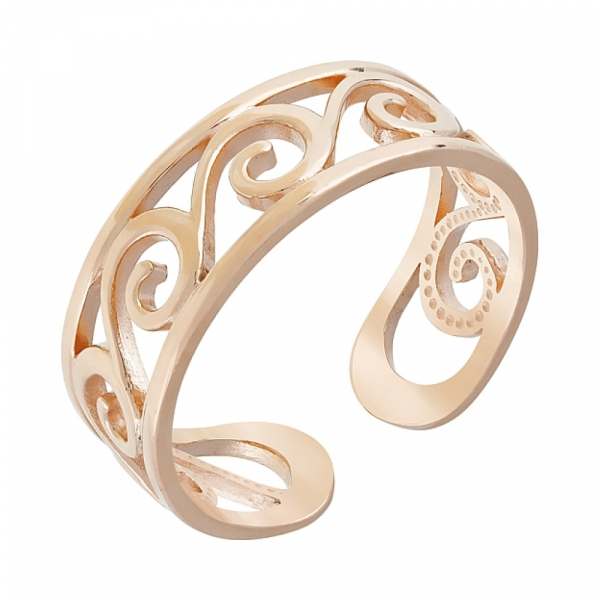 Золотое кольцо без камня № 120410