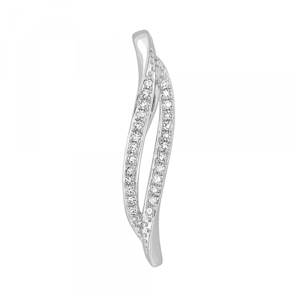 Золотая подвеска с бриллиантом № 115290