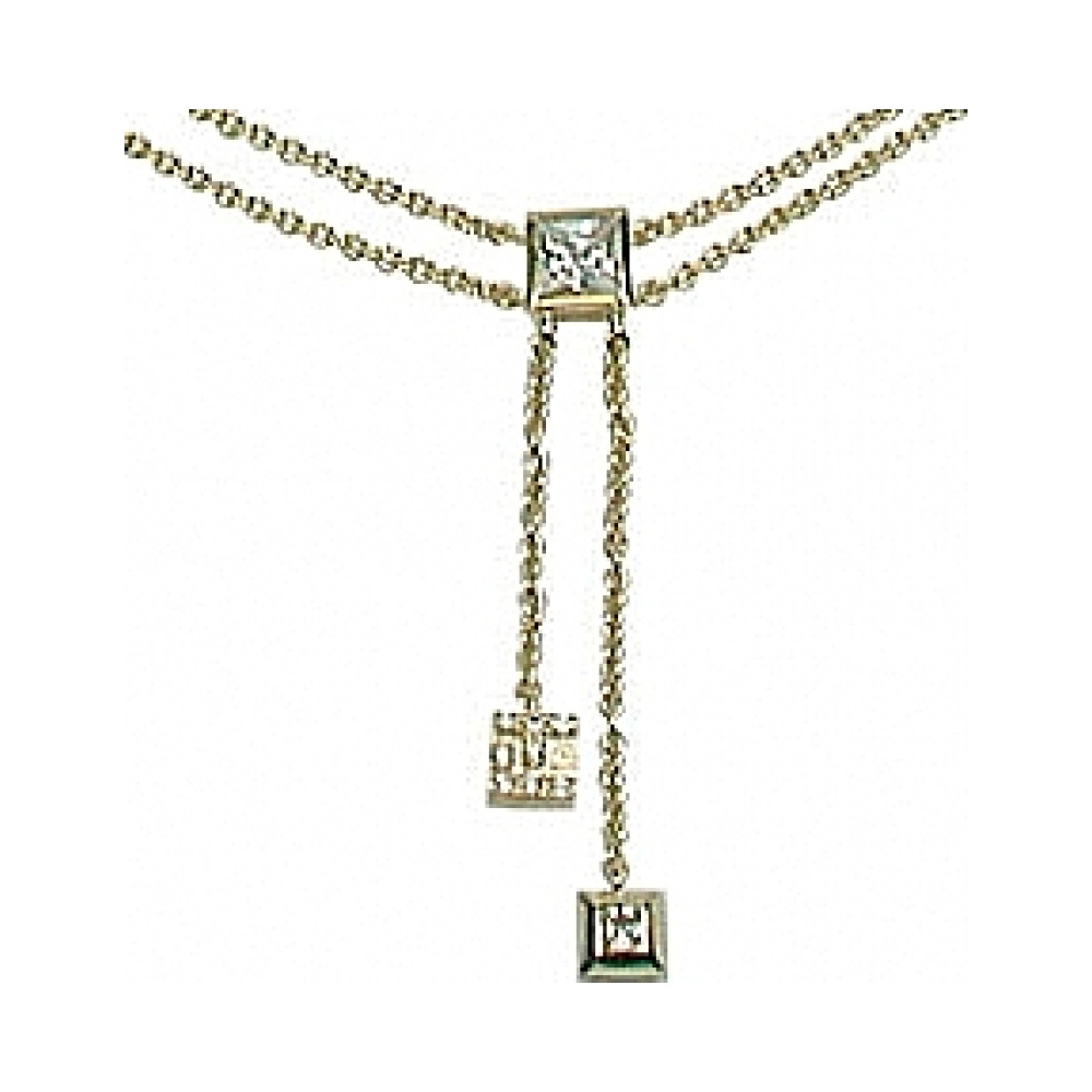  Колье с фианитом TED LAPIDUS  № 34674