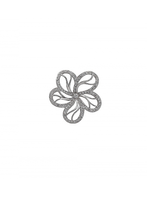 Золотая подвеска с фианитом № 76270