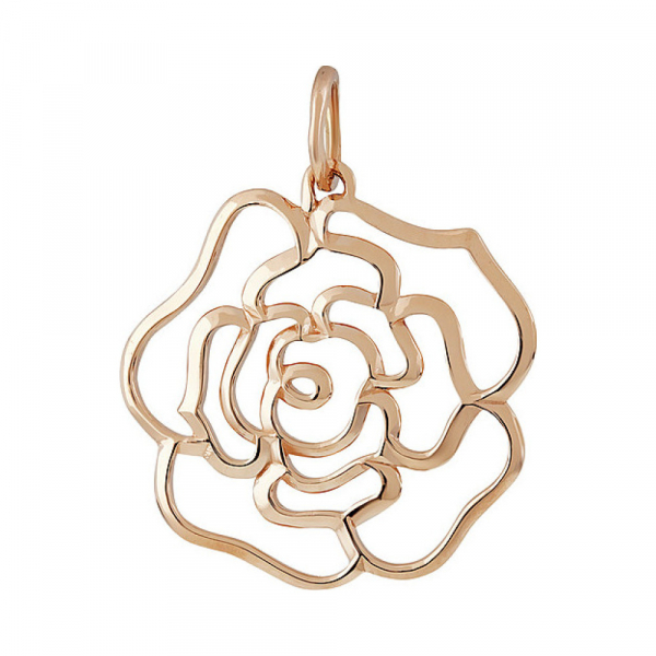 Золотая подвеска без камня № 137309