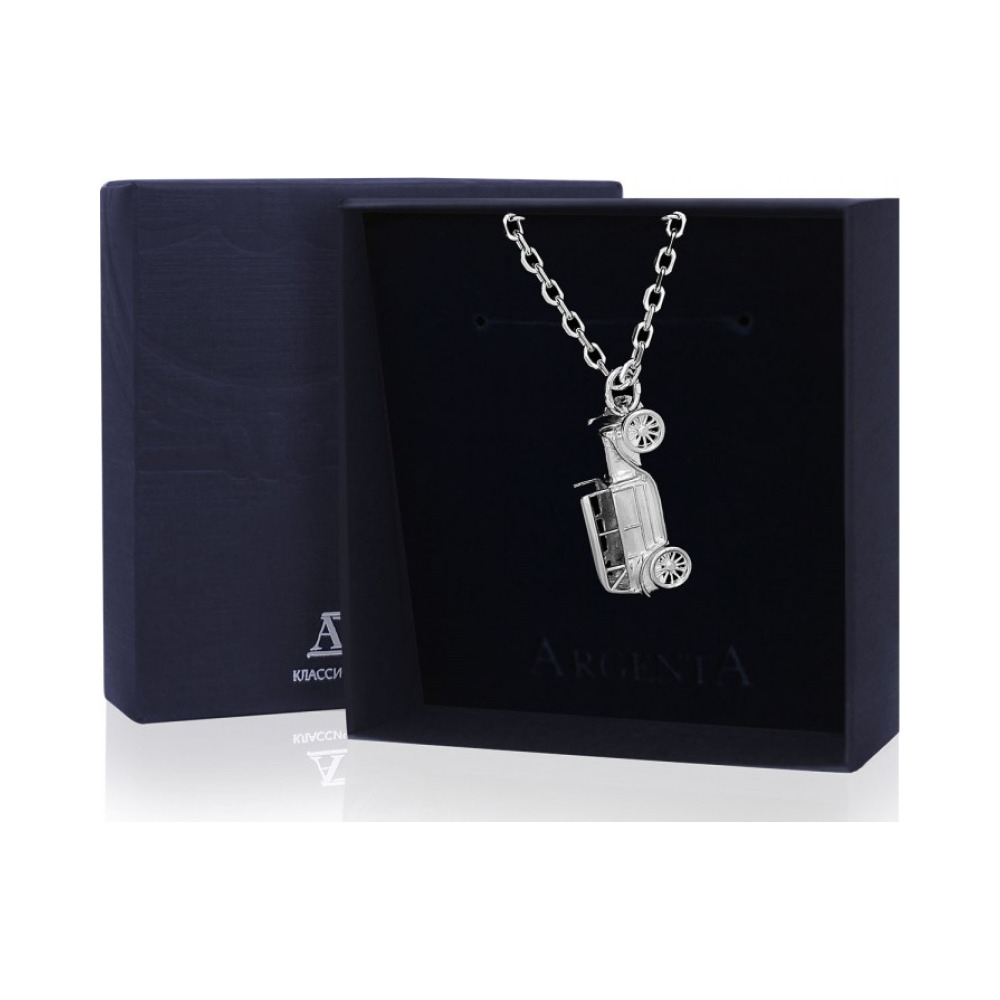 Серебряный брелок для ключей «Форд»