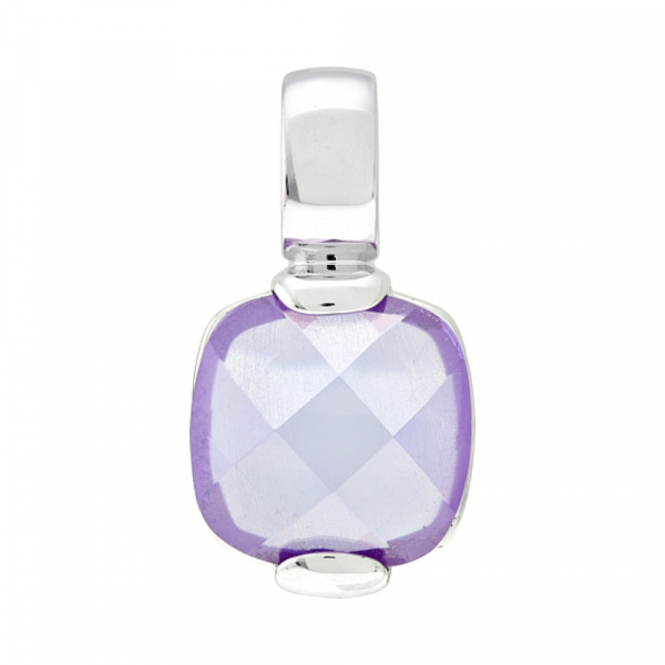 Серебряная подвеска с фианитом № 108413