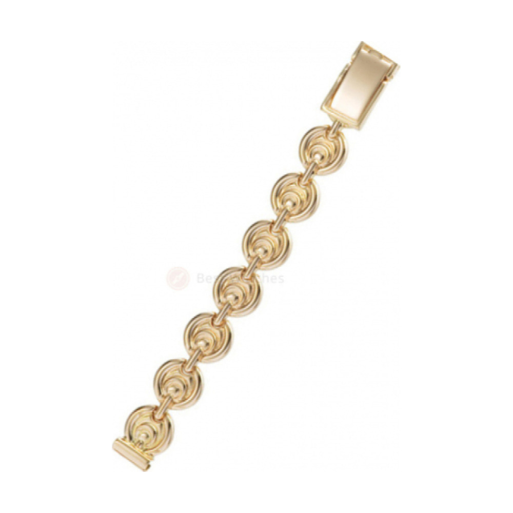 Фотография: золотой браслет для часов № 51259 - #1