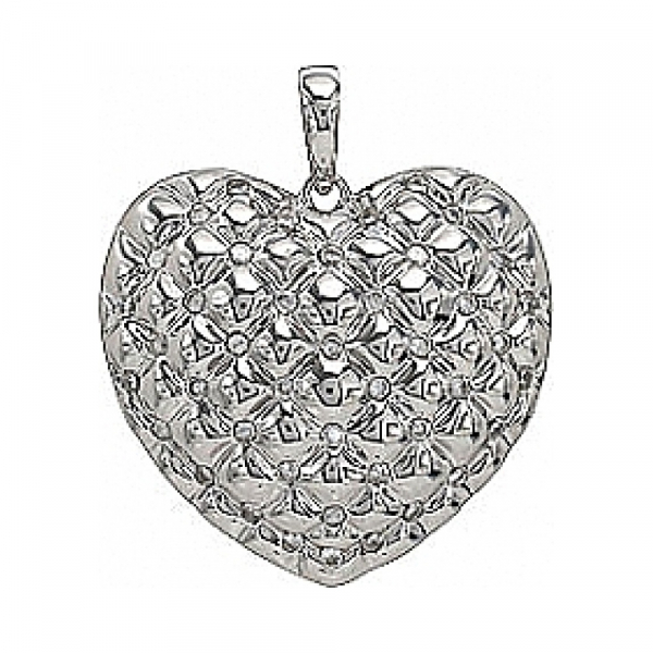 Серебряная подвеска с фианитом № 75092