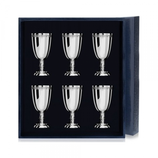 Набор серебряных рюмок «Император» из 6 предметов