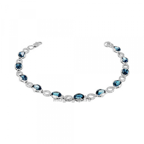 Золотой браслет с топазом № 138877