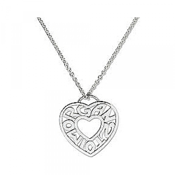 Серебряное колье без камня № 35866