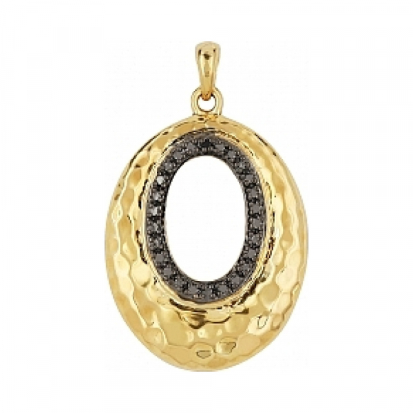 Серебряная подвеска с фианитом № 103247