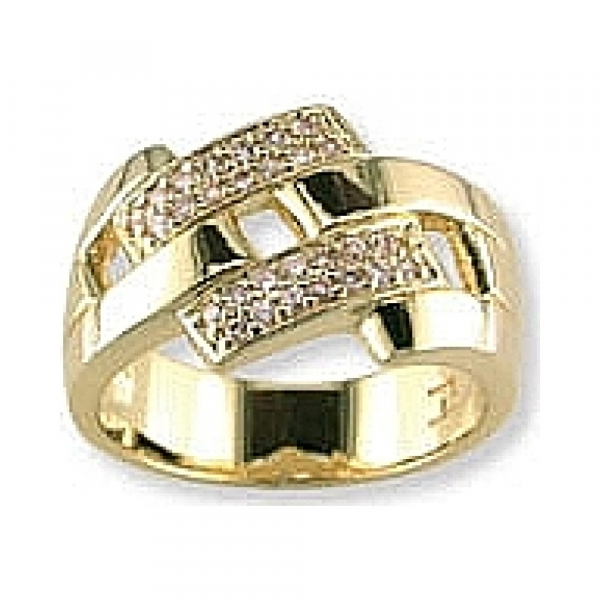  Кольцо с фианитом TED LAPIDUS  № 32447