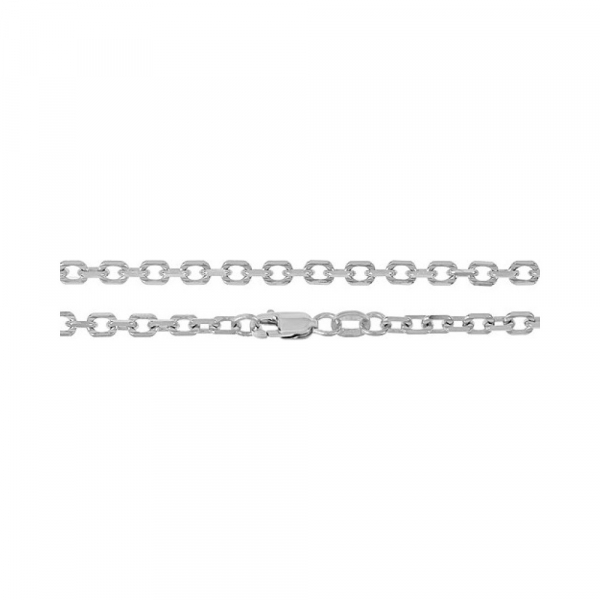 Серебряная цепь ролло с уд. зв. гран. род. № 123375