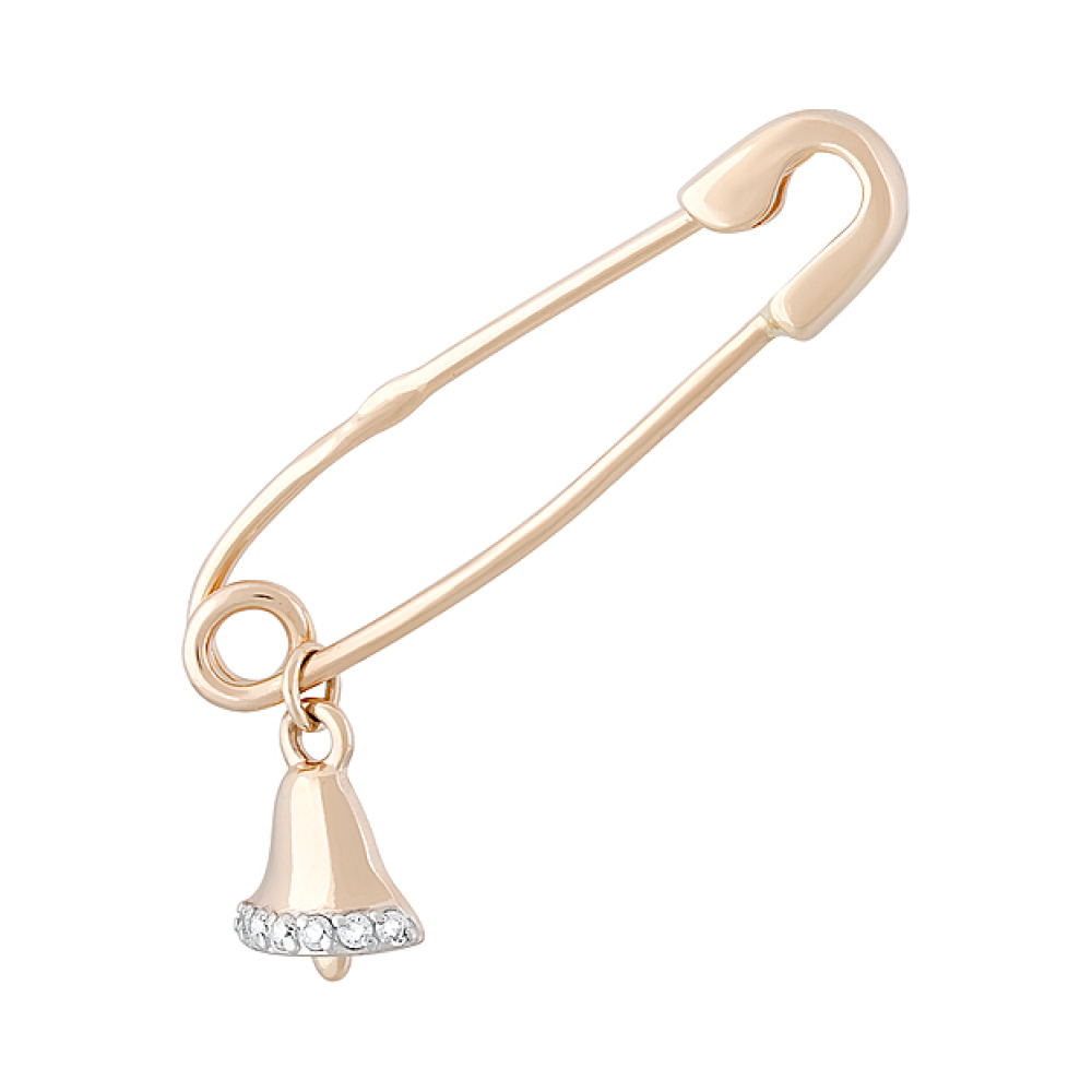 Булавка с фианитами № 129061