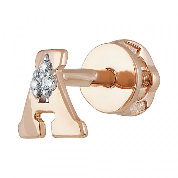 Пуссет с фианитом № 137049