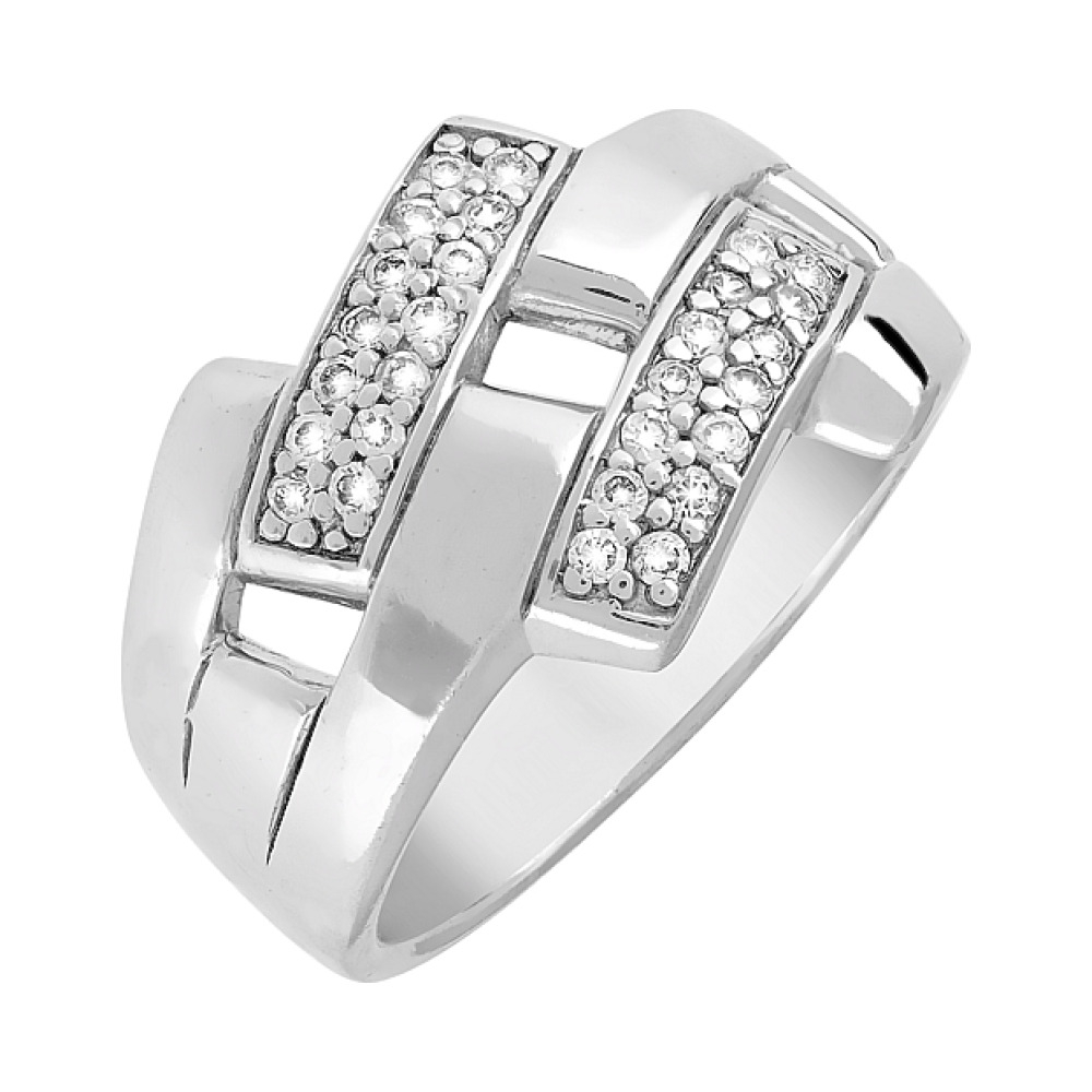  Кольцо с фианитом TED LAPIDUS № 32644