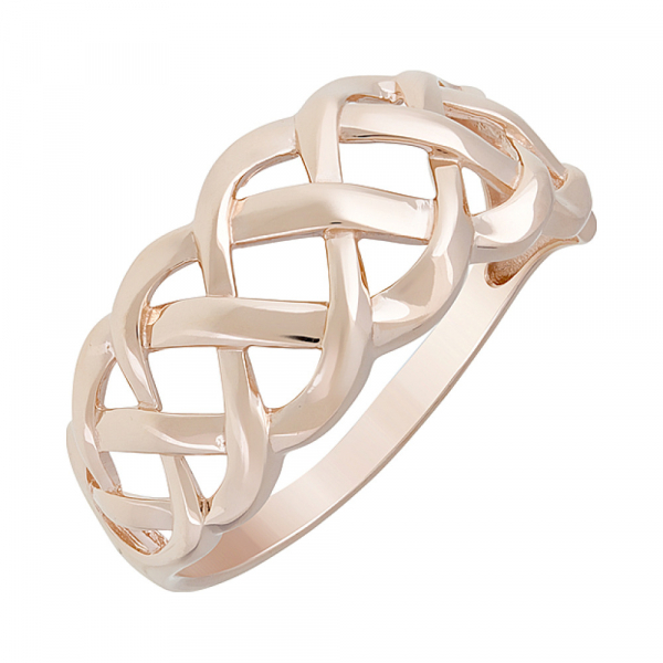 Золотое кольцо без камня № 127145