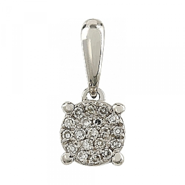 Золотая подвеска с бриллиантами № 105991