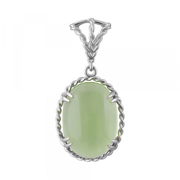 Серебряная подвеска с алпанитом № 132552