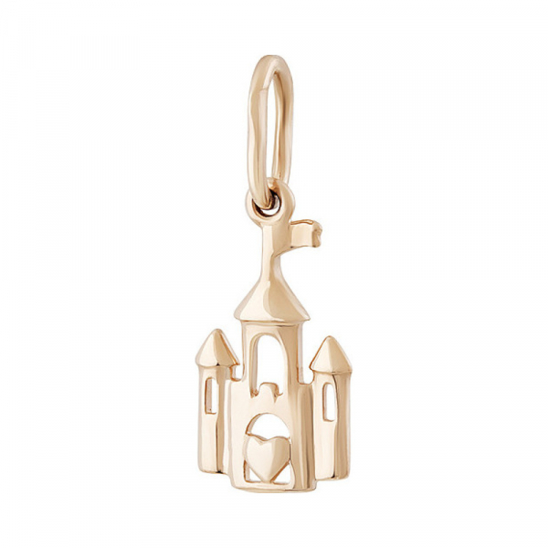 Золотая подвеска без камня № 135433