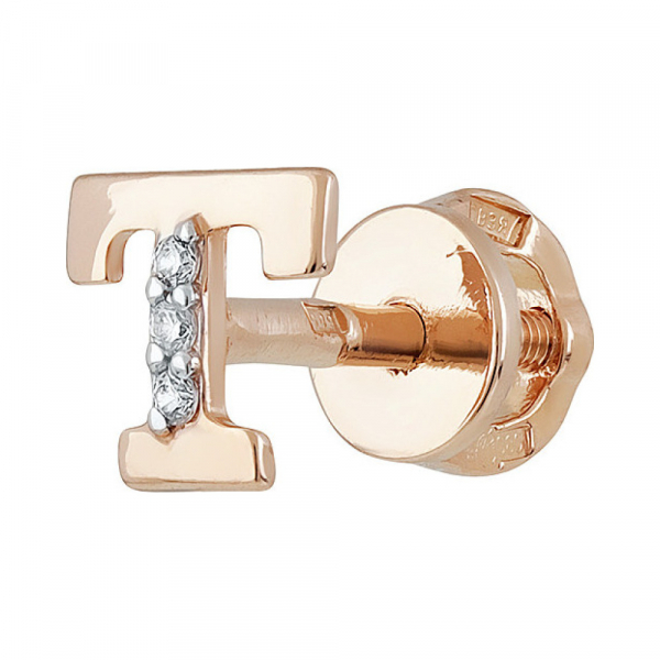 Пуссет с фианитом № 137051