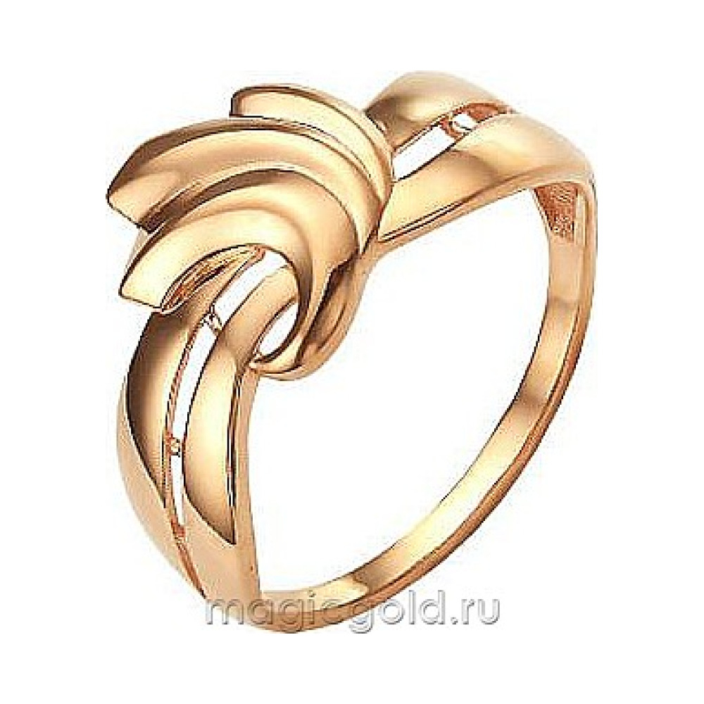 Золотое кольцо без камня № 173151