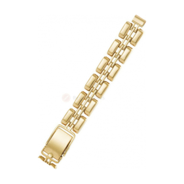 Золотой браслет для часов № 10187