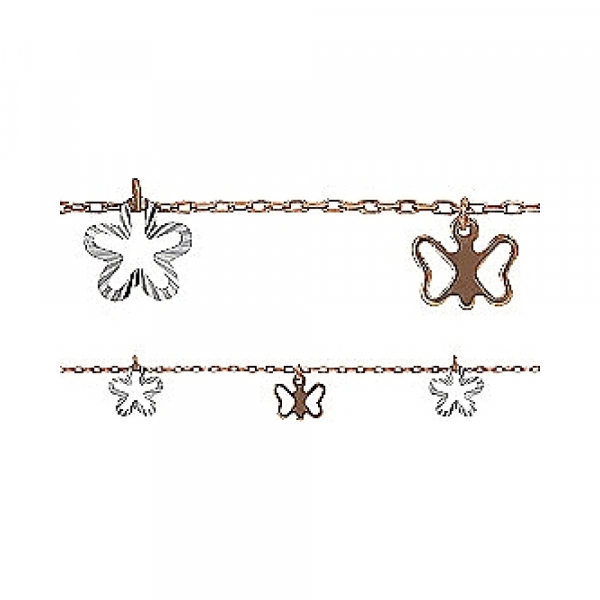 Золотой браслет без камня № 73020