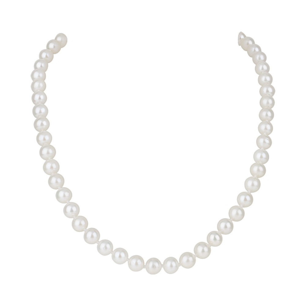 Золотое колье с жемчугом № 119854