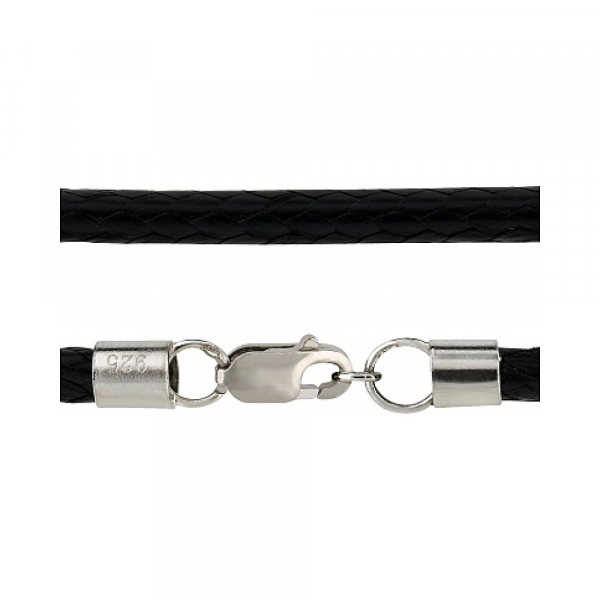 Шнурок хлопковый черный № 96812