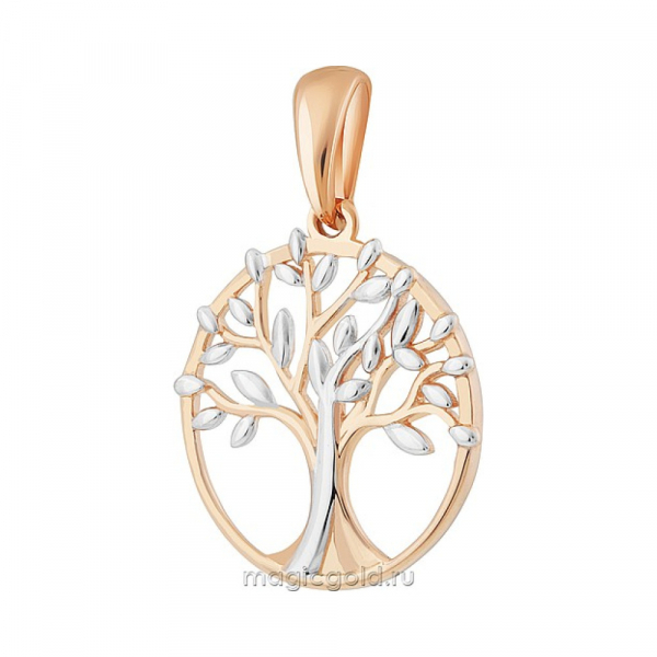 Золотая подвеска без камня № 172144