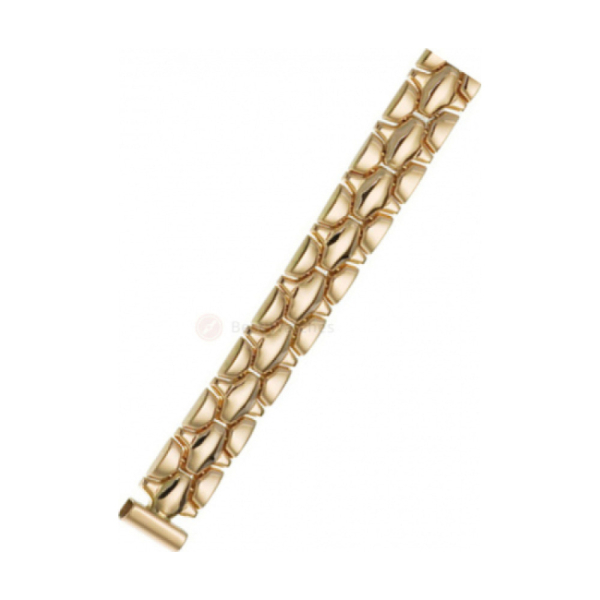 Золотой браслет для часов № 52223