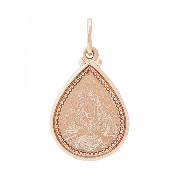 Икона с лазерной гравировкой и холодной эмалью № 110266