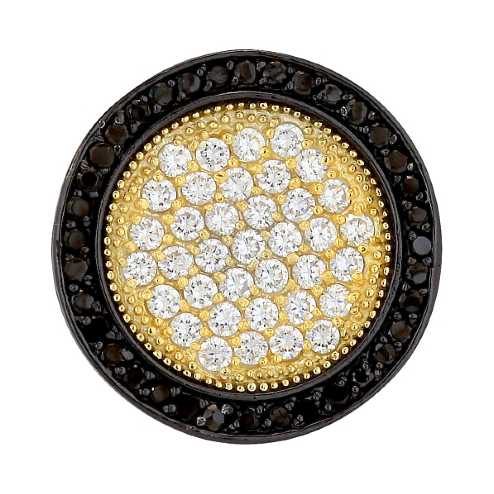 Серебряная подвеска с фианитом № 99422