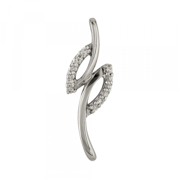 Золотая подвеска с бриллиантами № 98121