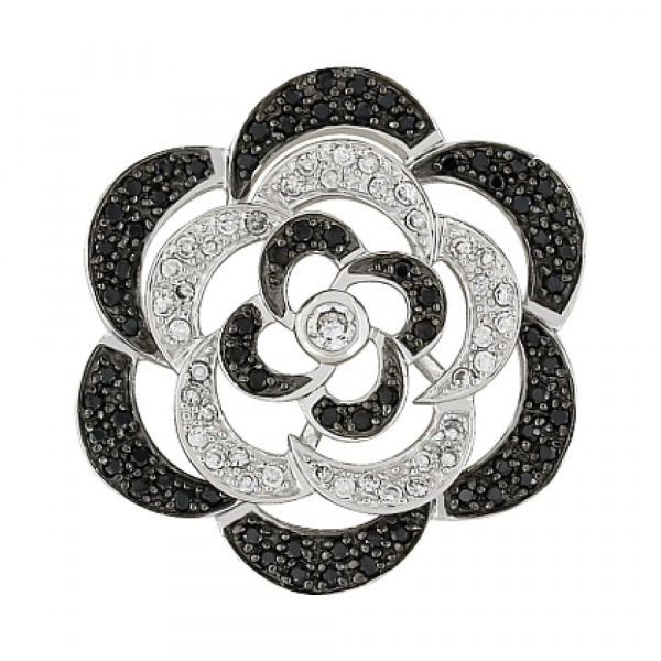 Серебряная подвеска с фианитом № 80468