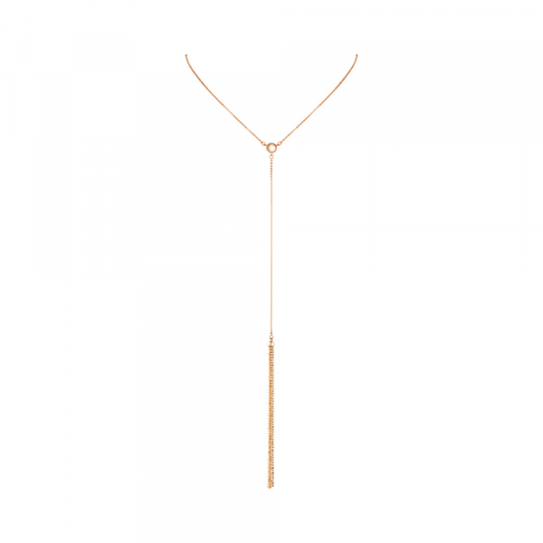 Золотое колье без камня № 130129