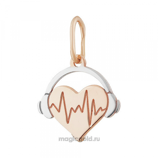 Золотая подвеска без камня № 161126