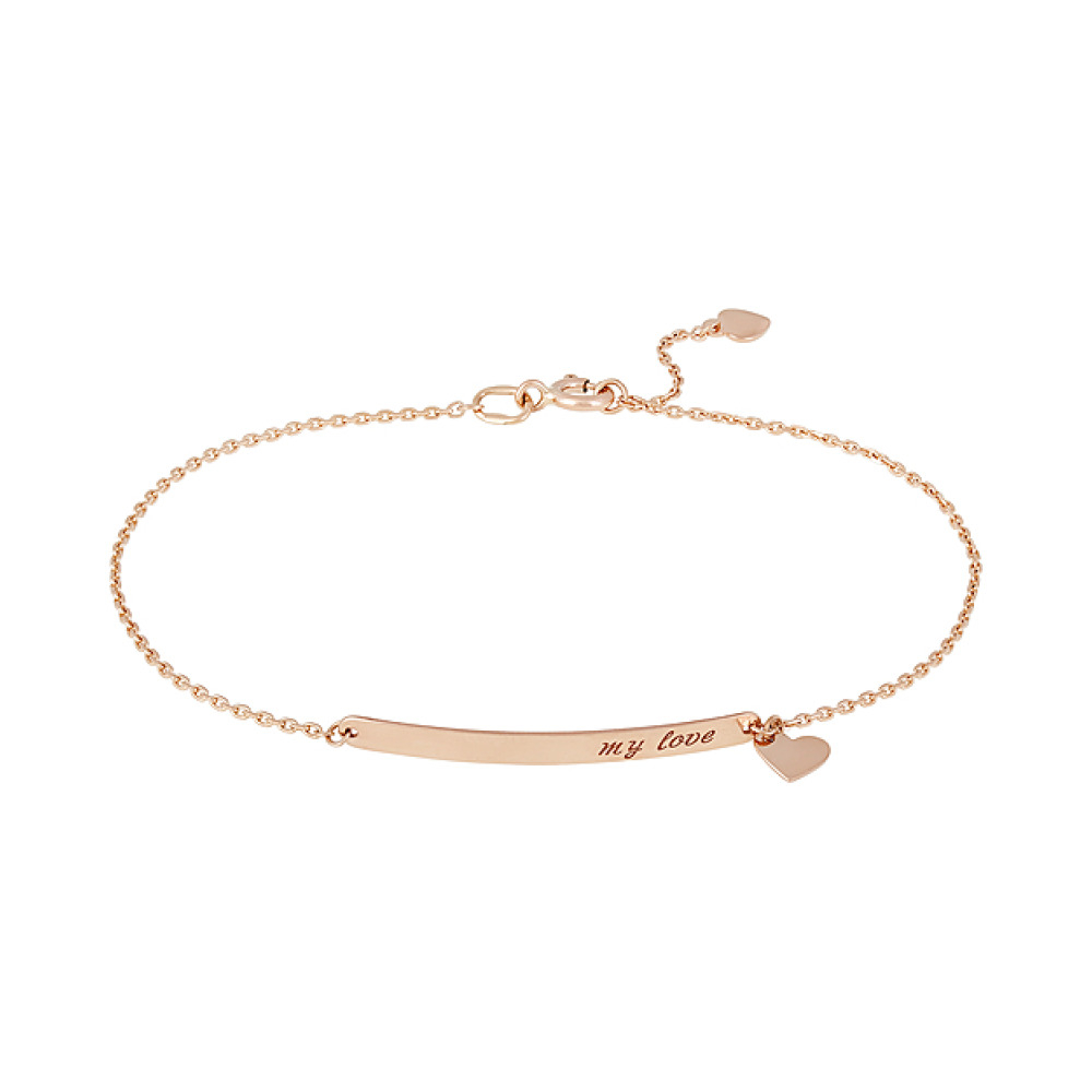 Золотой браслет без камня № 131410