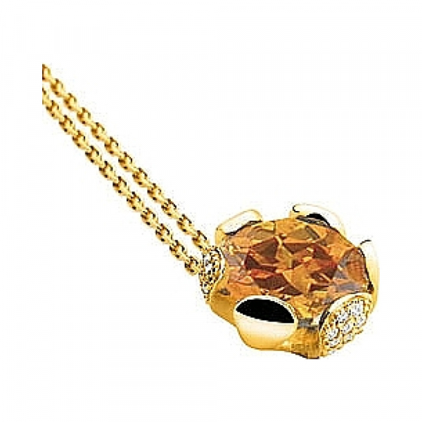  Колье с фианитом GL № 62014