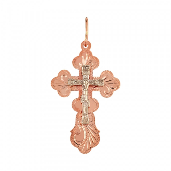 Крест с ручной разгравировкой № 80166