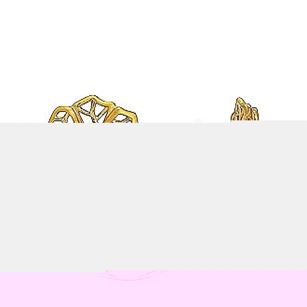 Золотая подвеска с фианитом № 83697