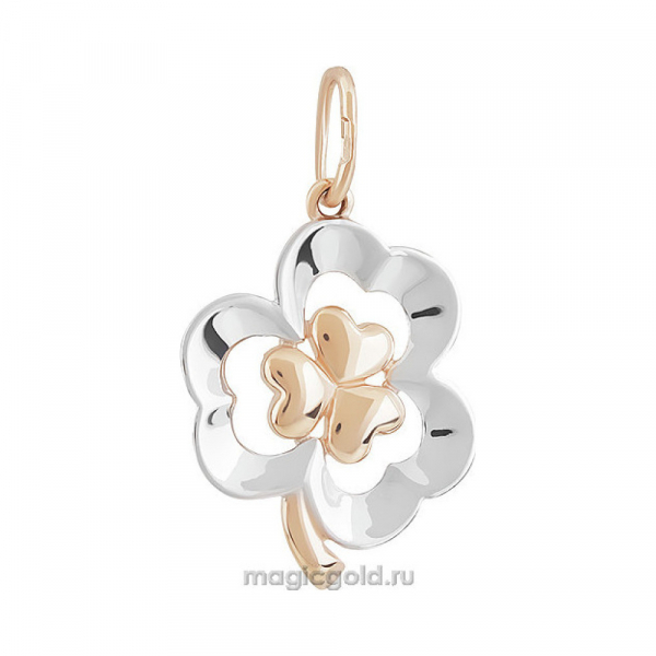 Золотая подвеска без камня № 155700