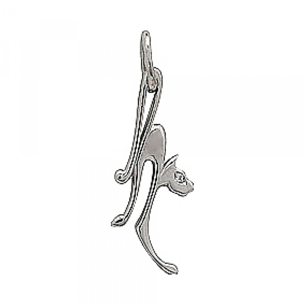 Золотая подвеска с фианитом № 70297