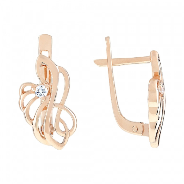 Серьги с фианитами № 112313