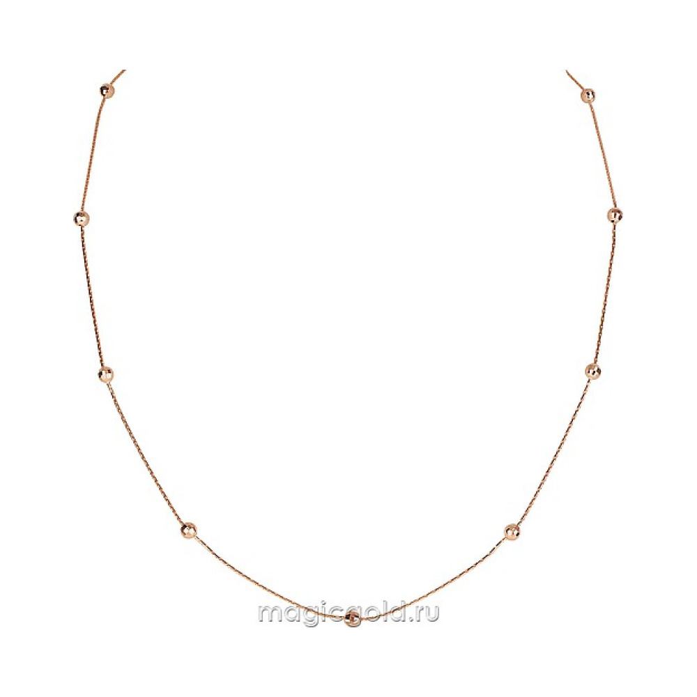 Золотое колье без камня № 163259
