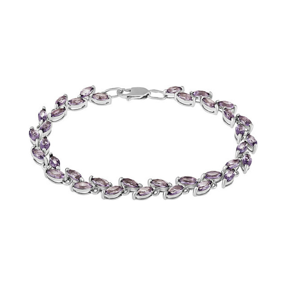 Серебряный браслет с алпанитом № 132272